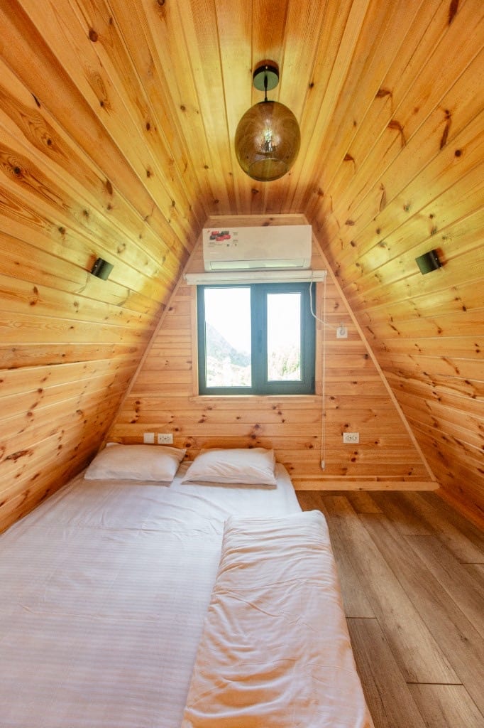 Bedroom with window view