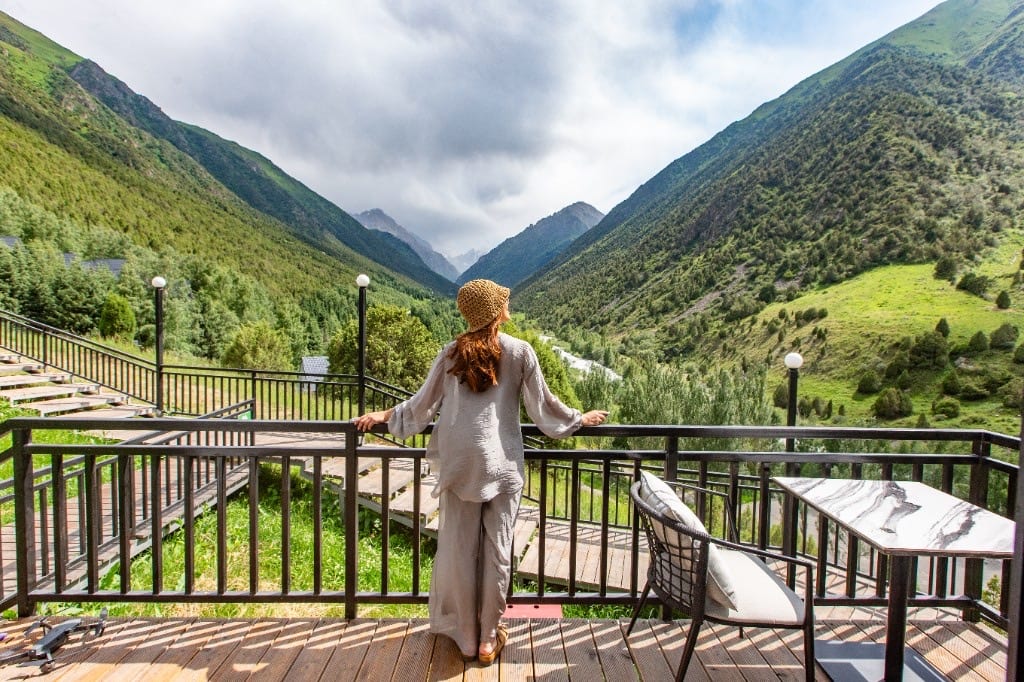 Valley view from the deck